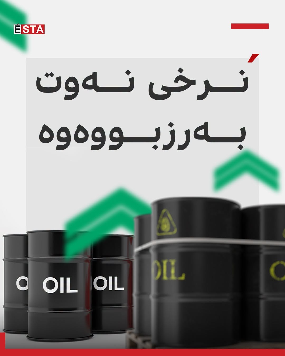 نرخی بەرمیلێک نەوتی برێنت گەیشتە سەروو 90 دۆلار
